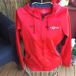 Nike Encore Therma Fit Red Jacket Size Small